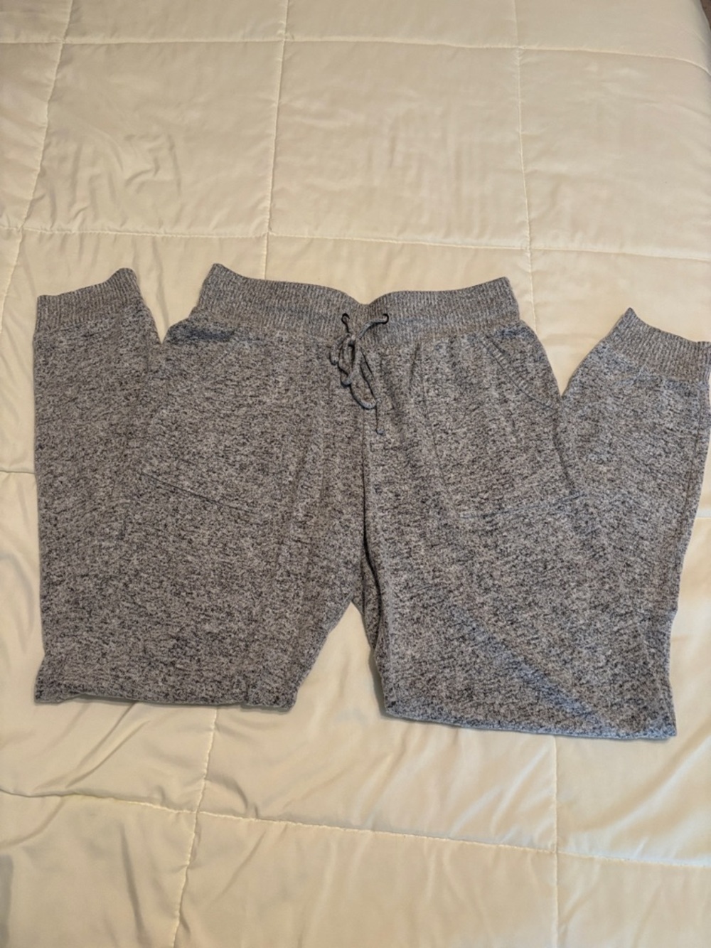 SO Gray Marled Knit Jogger Pants